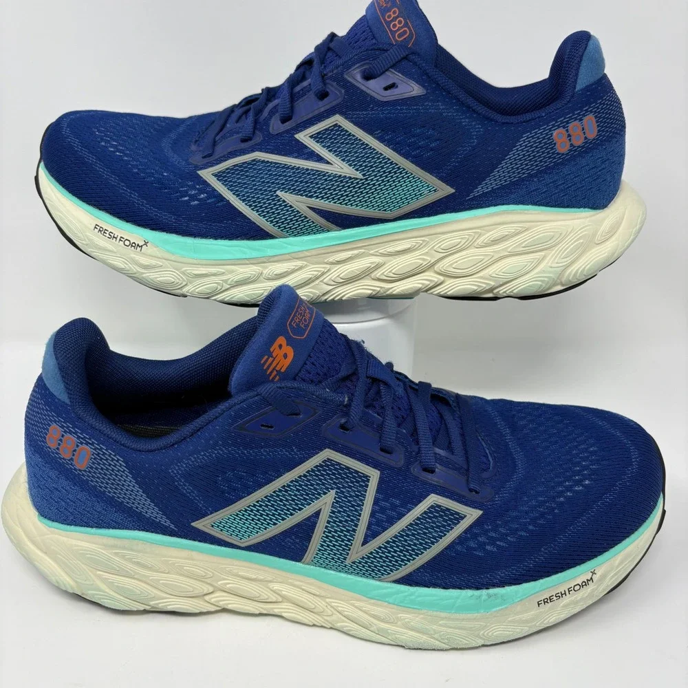 New Balance Fresh Foam X 880v14 Mens Size 10 Blue White Running Shoes (M880A14)